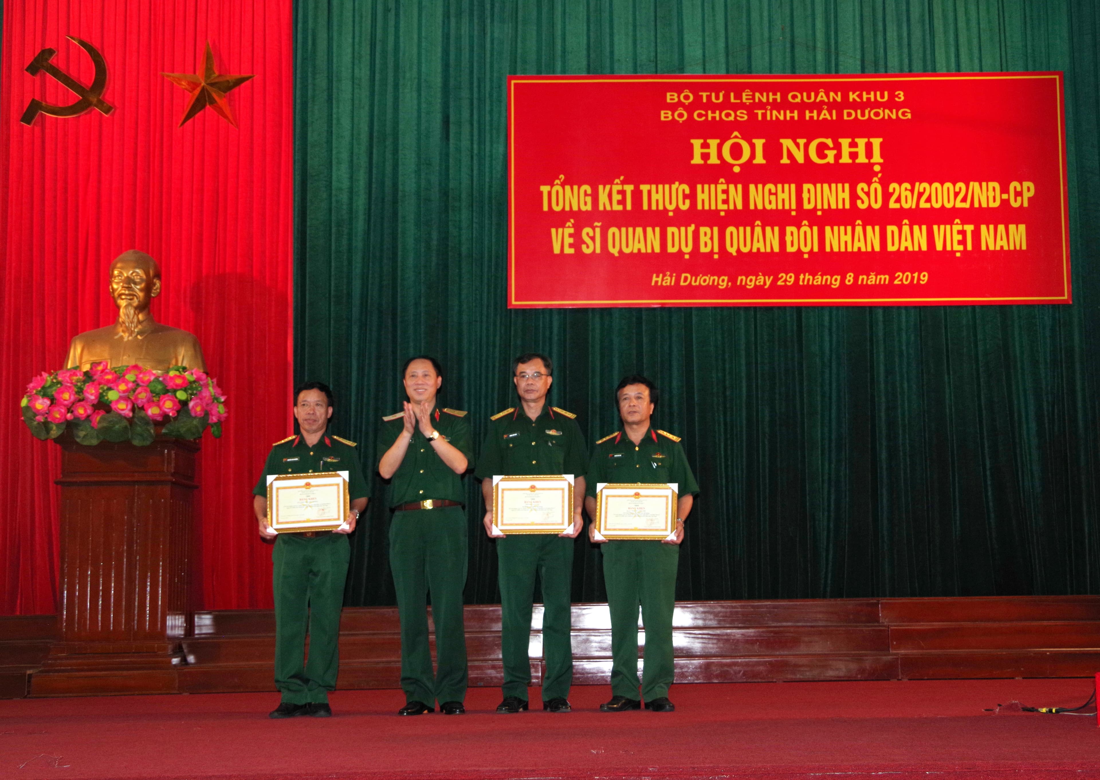 Hải Dương tổ chức hội nghị tổng kết thực hiện Nghị định về sĩ quan dự bị