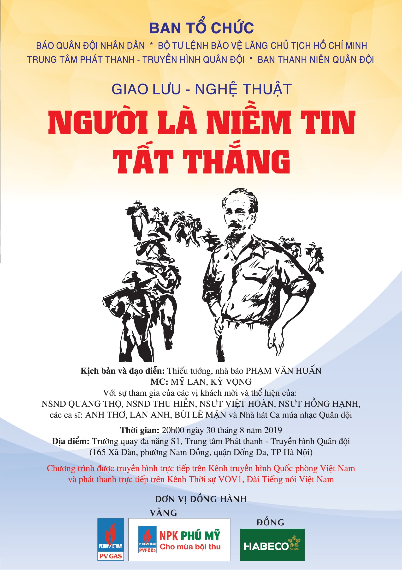 Giao lưu nghệ thuật: “Người là niềm tin tất thắng”