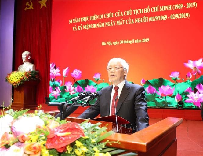 Tổ chức trọng thể Lễ Quốc gia 50 năm thực hiện Di chúc của Chủ tịch Hồ Chí Minh và kỷ niệm 50 năm ngày mất của Người