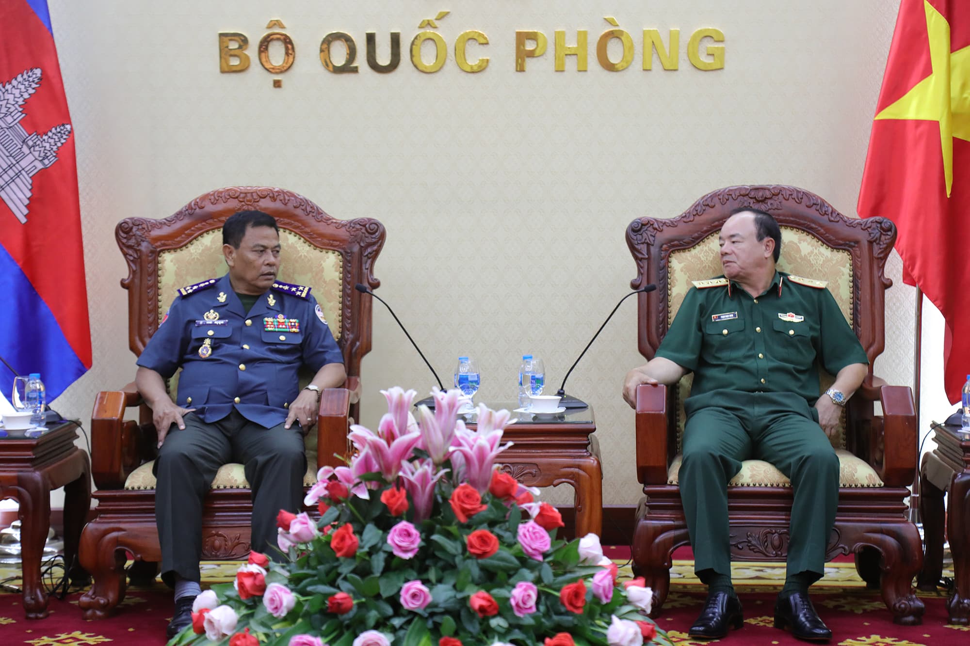 Việt Nam và Campuchia quan tâm thúc đẩy hợp tác quốc phòng