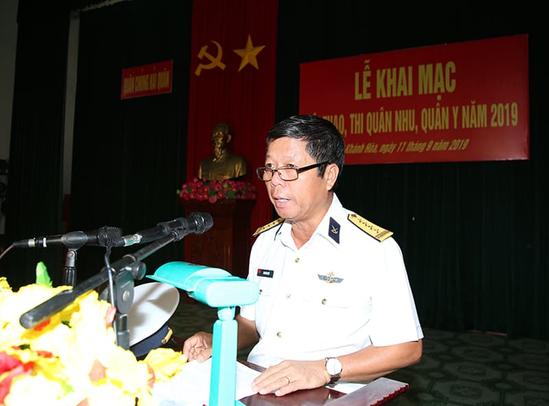 Quân chủng Hải quân khai mạc hội thi, hội thao quân nhu, quân y năm 2019