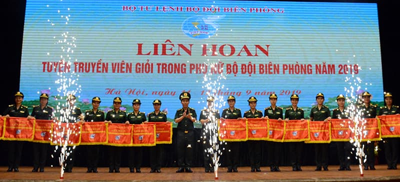 22 đơn vị tham gia Liên hoan tuyên truyền viên giỏi trong phụ nữ Bộ đội Biên phòng năm 2019