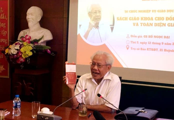 GS Hồ Ngọc Đại: Đánh giá chương trình căn cứ vào việc mang lại lợi ích gì cho trẻ