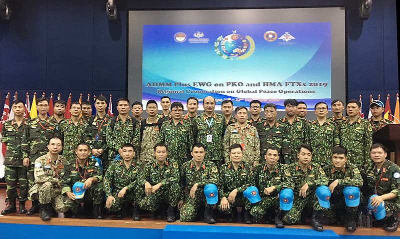 Việt Nam tham gia diễn tập GGHB và hành động mìn nhân đạo tại Indonesia
