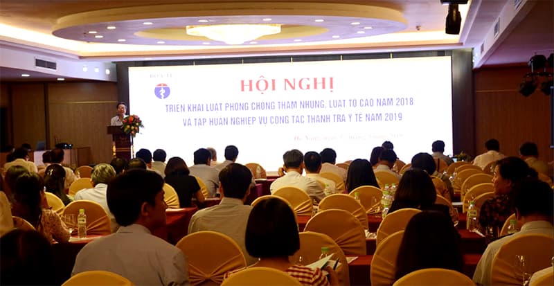 Bộ Y tế triển khai Luật Phòng, chống tham nhũng và Luật Tố cáo năm 2018