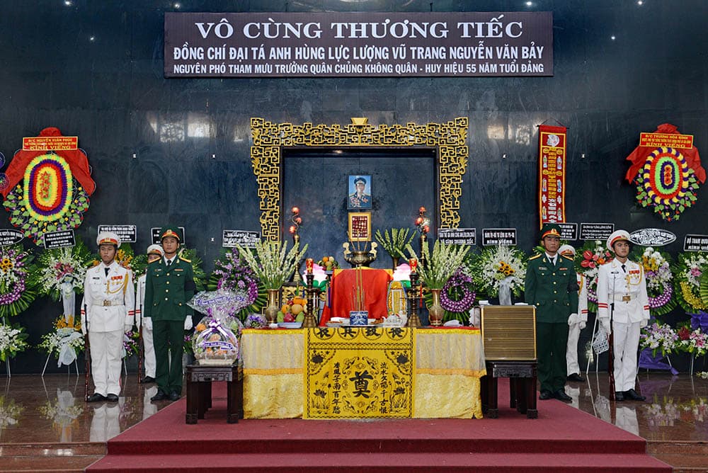 Lễ viếng Đại tá, Anh hùng Lực lượng vũ trang Nguyễn Văn Bảy