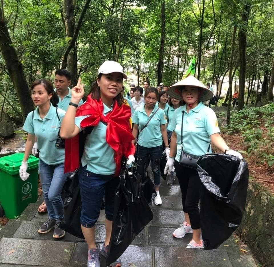 “Nói không với rác thải nhựa” tại lễ hội Côn Sơn-Kiếp Bạc