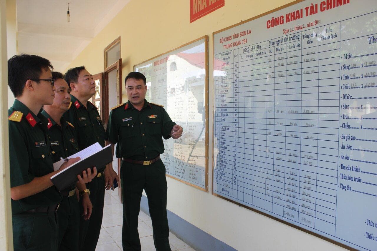 Phát huy vai trò của cấp ủy, chỉ huy đơn vị đối với công tác tài chính