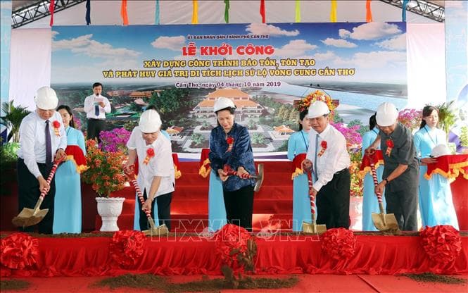 Lễ khởi công Di tích lịch sử Lộ Vòng Cung Cần Thơ