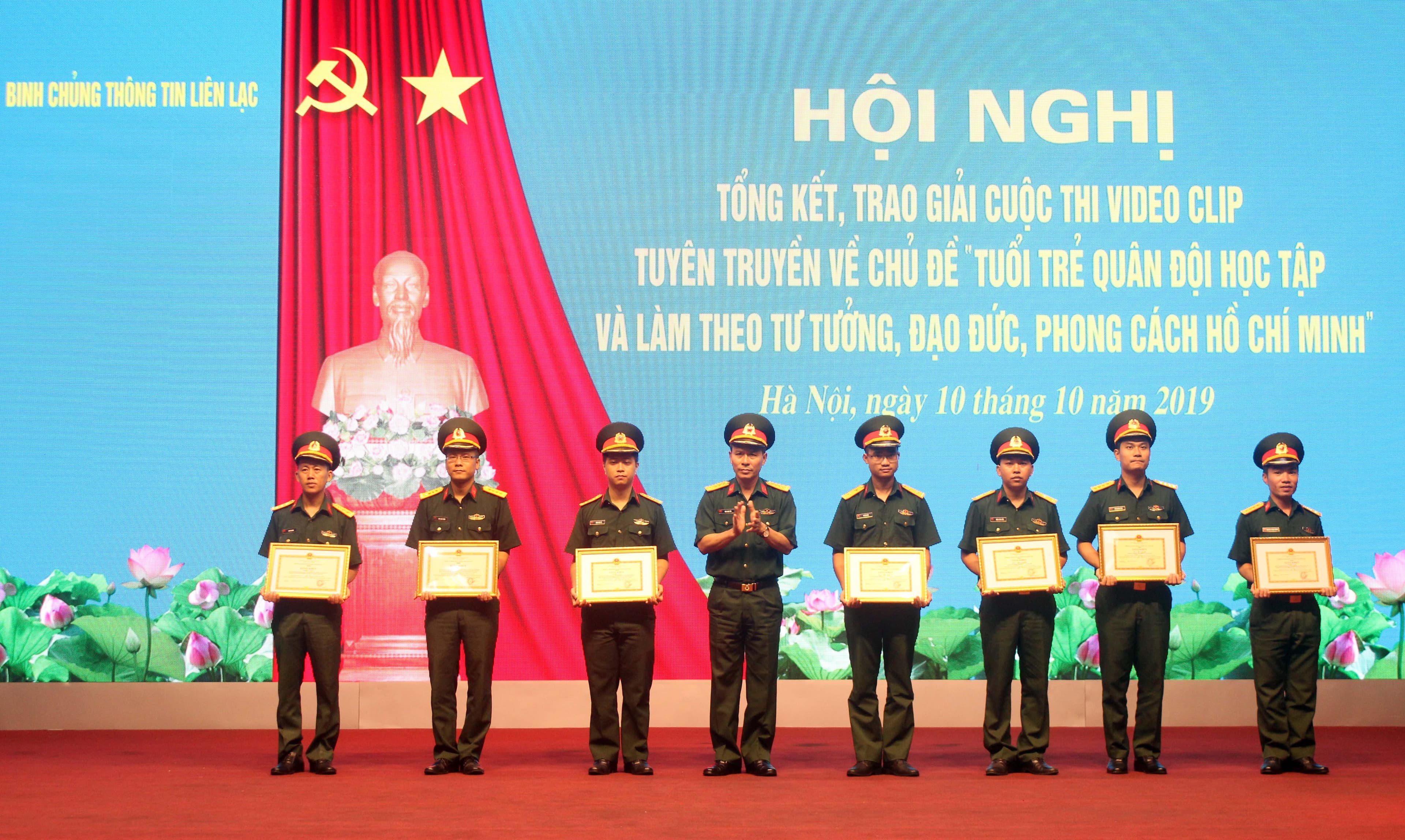 Binh chủng Thông tin liên lạc tổng kết, trao giải cuộc thi video clip tuyên truyền