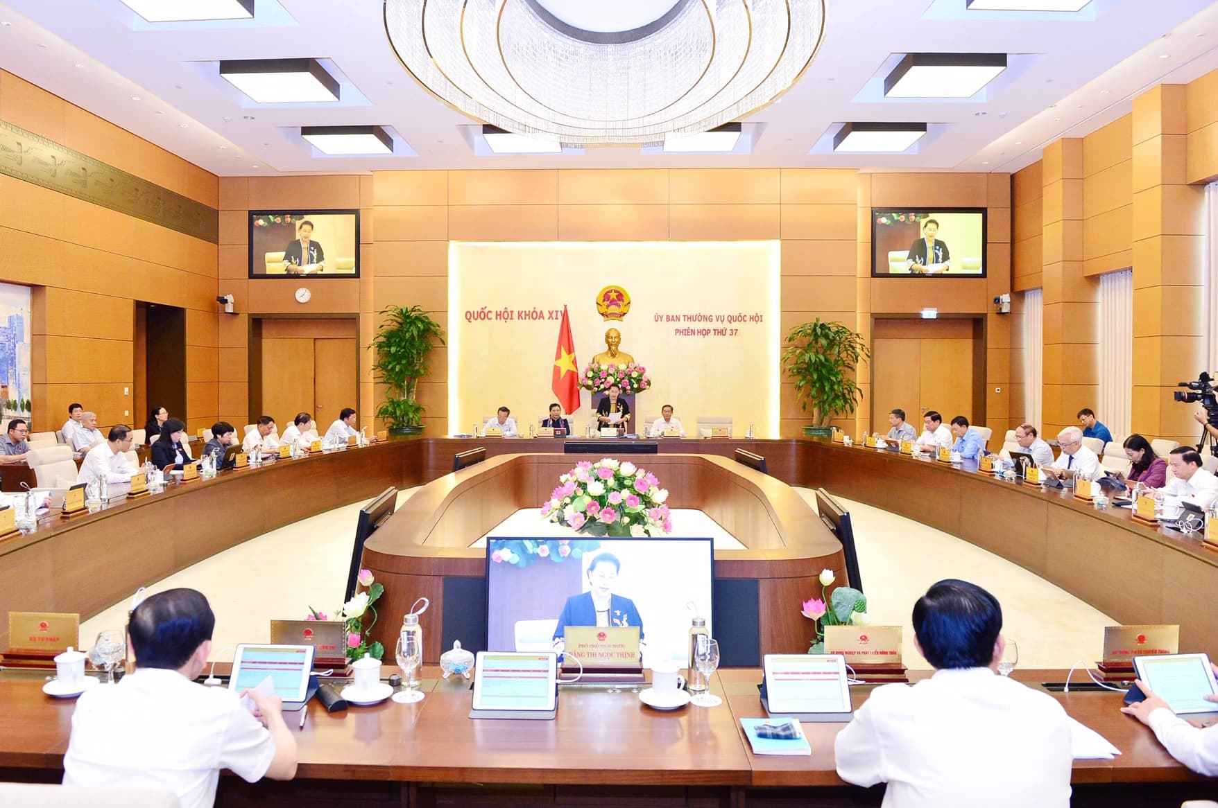 Ủy ban Thường vụ Quốc hội sẽ cho ý kiến về nhiều nội dung quan trọng tại Phiên họp thứ 38