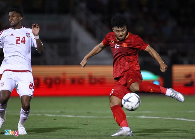 U22 Việt Nam hòa U22 UAE