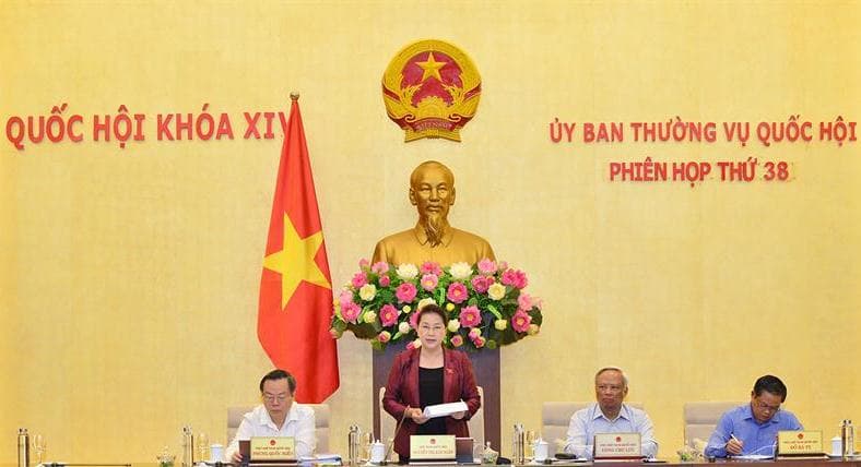 Khai mạc Phiên họp thứ 38 của Ủy ban Thường vụ Quốc hội