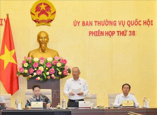 Phiên họp thứ 38 Ủy ban Thường vụ Quốc hội: Thông qua 3 Nghị quyết về sắp xếp đơn vị hành chính