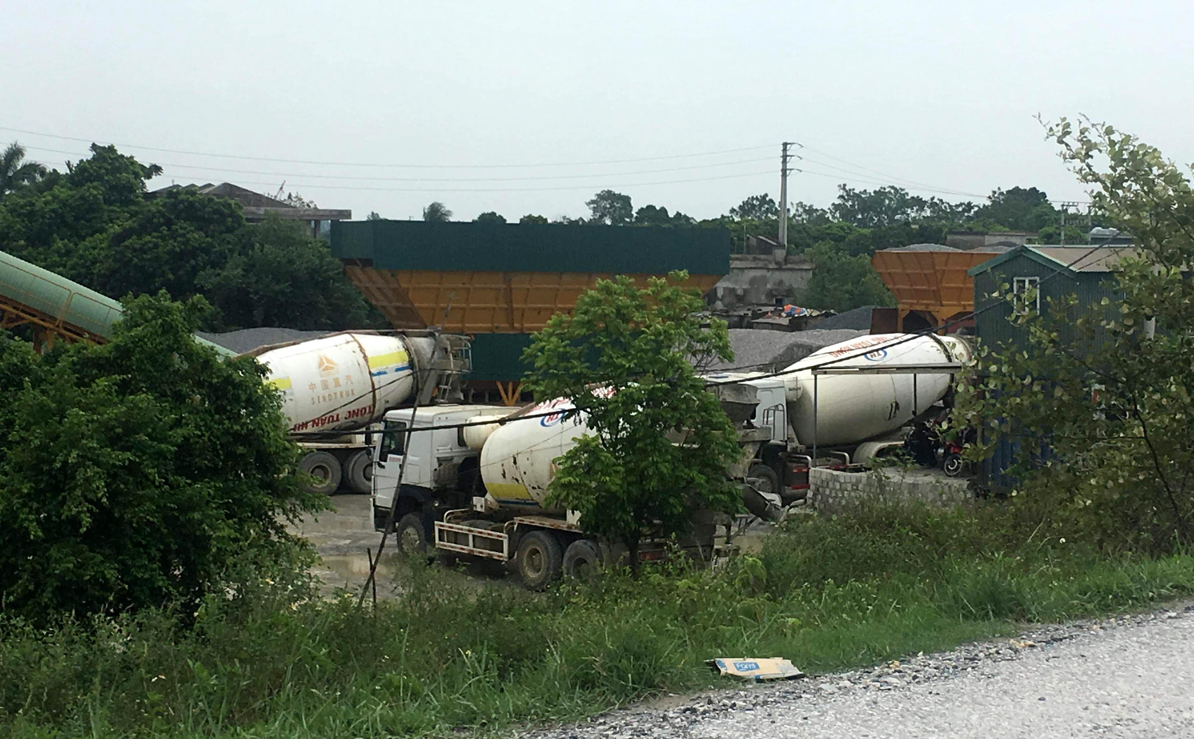 "Vẽ" trang trại nhưng lại xây trạm trộn bê tông