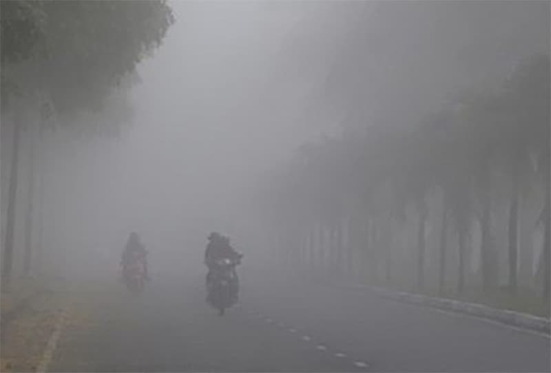 Bắc Bộ sáng có sương mù, Nam Trung Bộ có mưa rào và dông