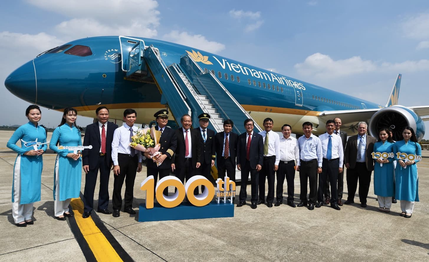 Vietnam Airlines đón máy bay thứ 100 gia nhập đội bay lớn nhất Việt Nam