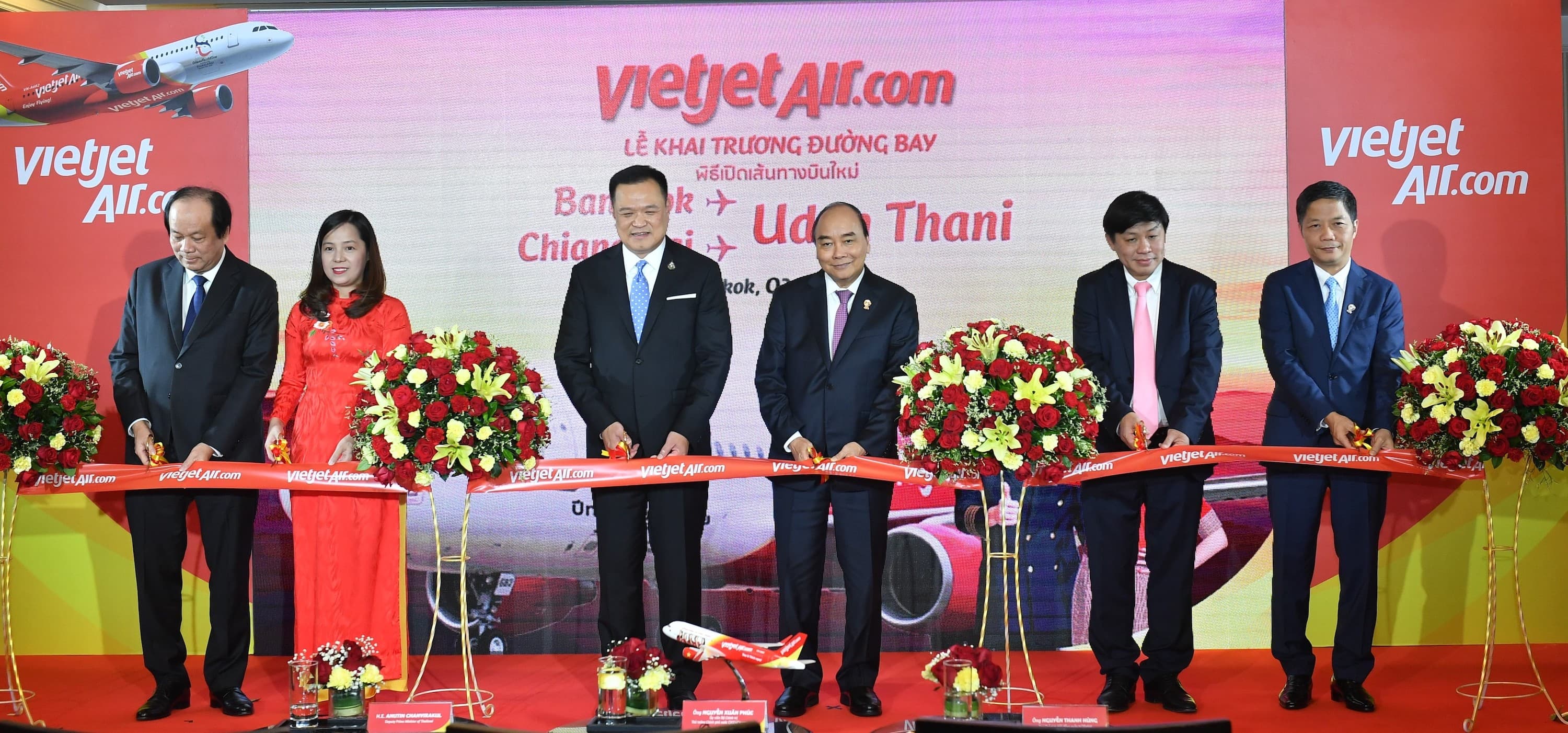 Vietjet Thái Lan khai trương hai đường bay chào mừng Việt Nam giữ vai trò Chủ tịch ASEAN