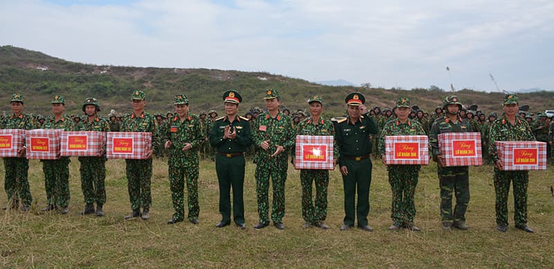 Sư đoàn 312 bắn chiến đấu có hiệp đồng binh chủng