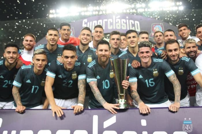 Argentina đoạt cúp Siêu kinh điển Nam Mỹ