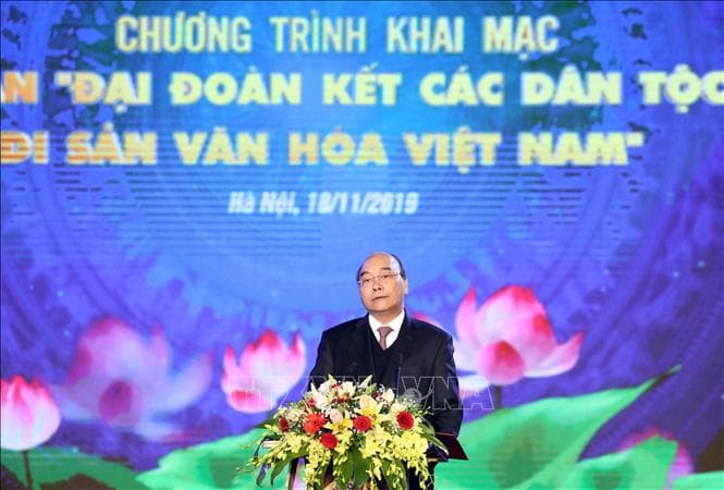 Thủ tướng dự Lễ khai mạc Tuần “Đại đoàn kết các dân tộc-Di sản Văn hóa Việt Nam” năm 2019