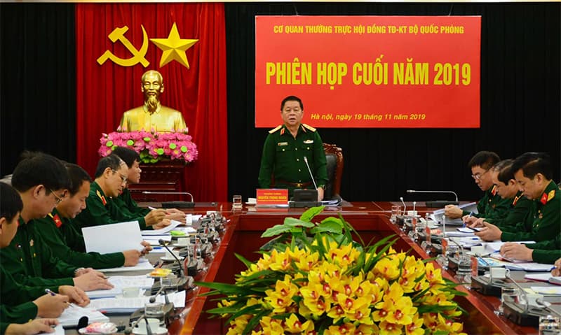 Cơ quan Thường trực Hội đồng Thi đua-Khen thưởng Bộ Quốc phòng họp phiên cuối năm