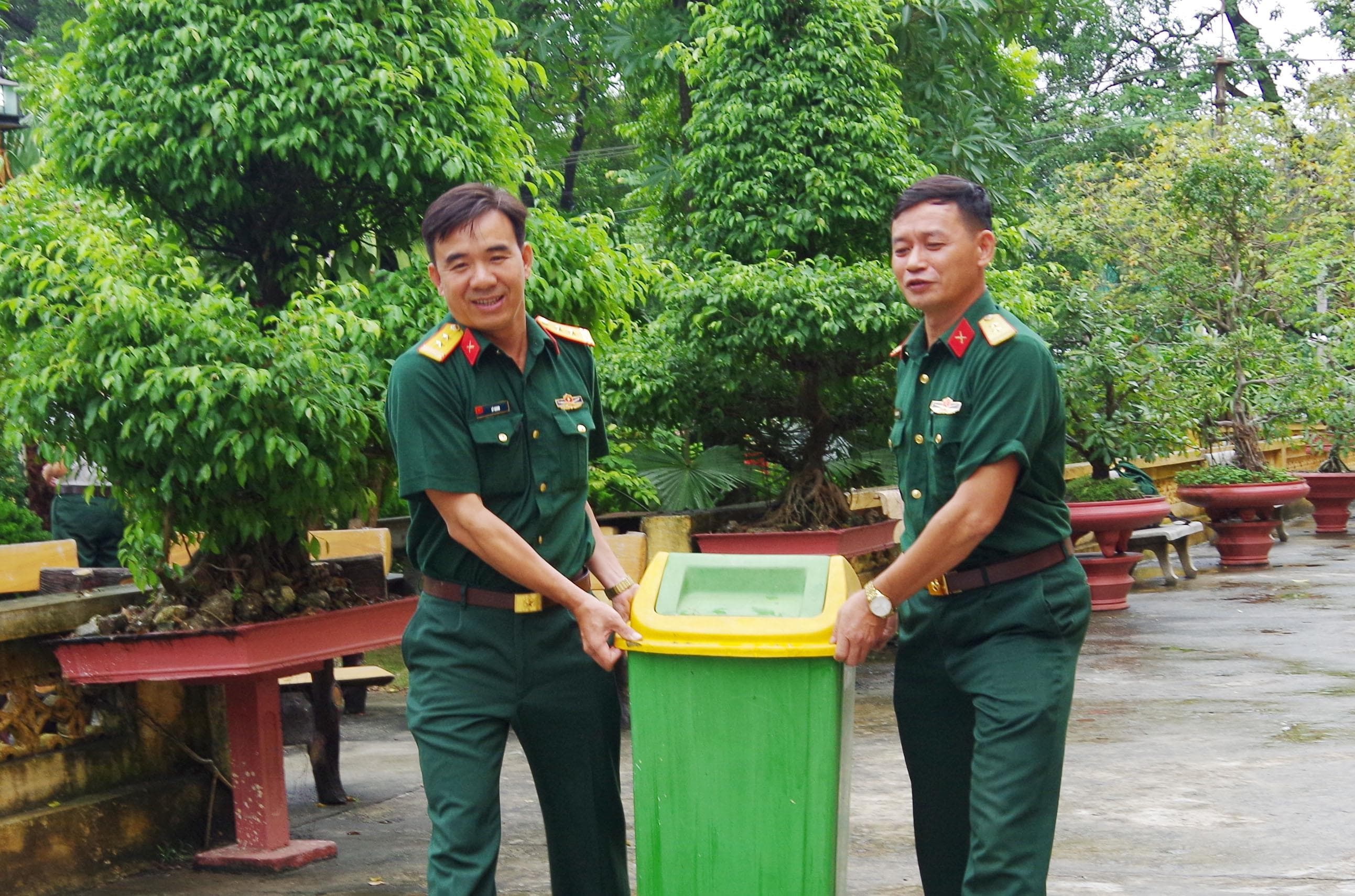 Để môi trường đơn vị sạch hơn