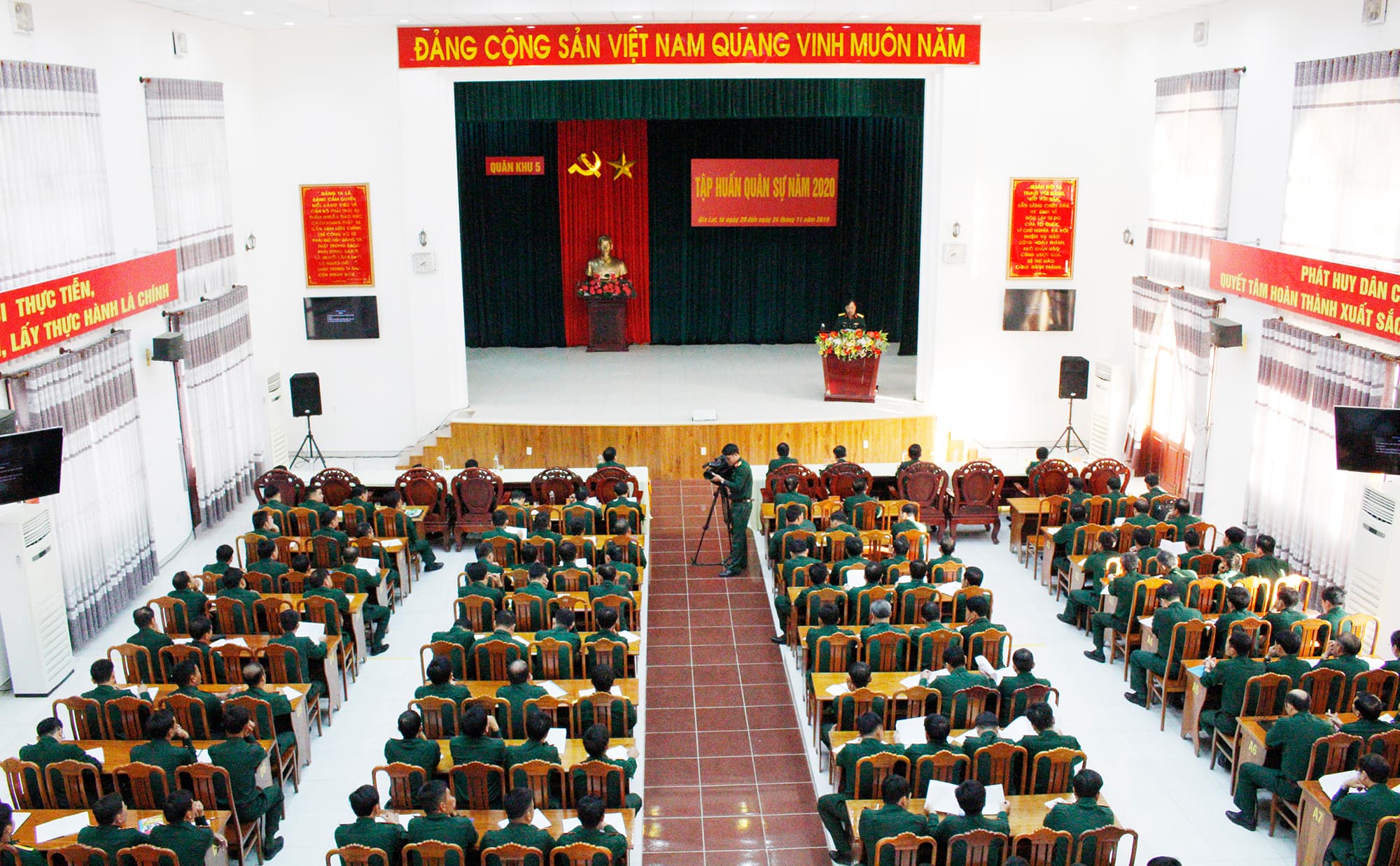 Quân khu 5 tổ chức tập huấn quân sự năm 2020