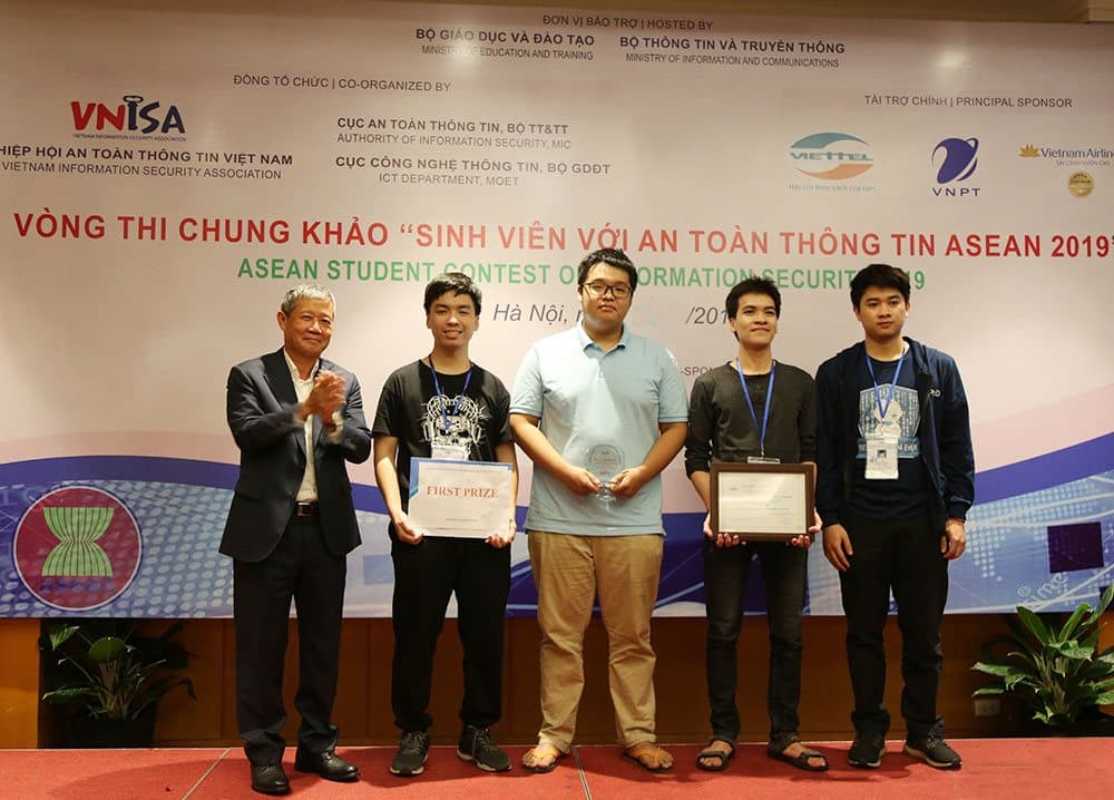 Tìm ra quán quân cuộc thi sinh viên với an toàn thông tin Asean 2019