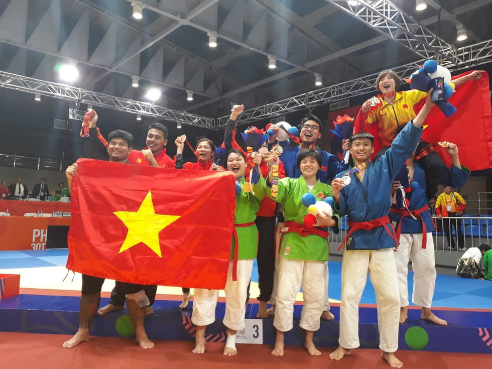 Môn võ Kurash giúp Đoàn thể thao Việt Nam giải cơn khát HCV