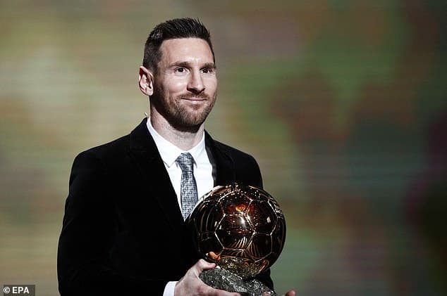Messi giành danh hiệu Quả bóng Vàng FIFA 2019
