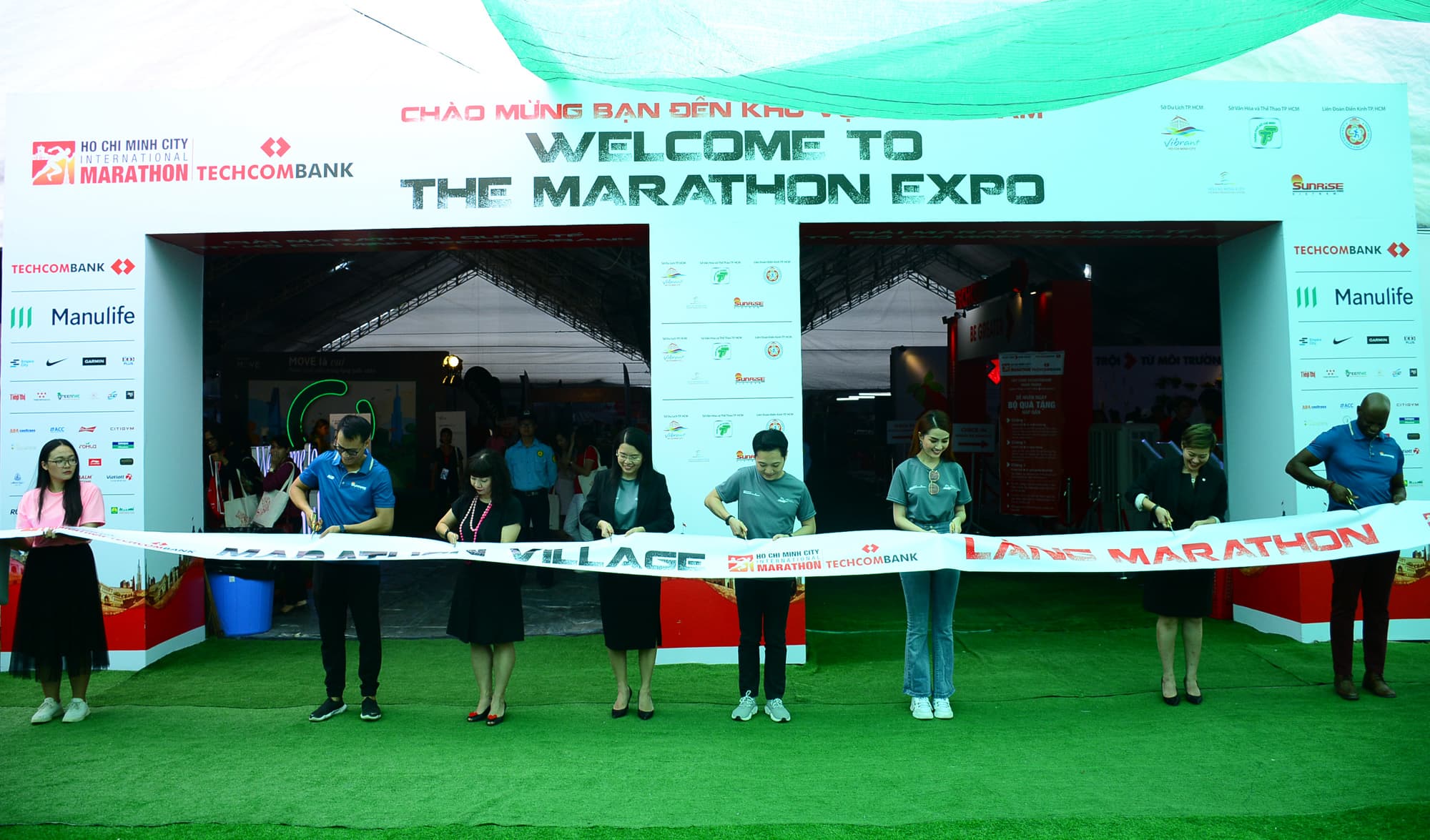 Khai mạc làng marathon khởi động Giải Marathon Quốc tế TP Hồ Chí Minh Techcombank 2019