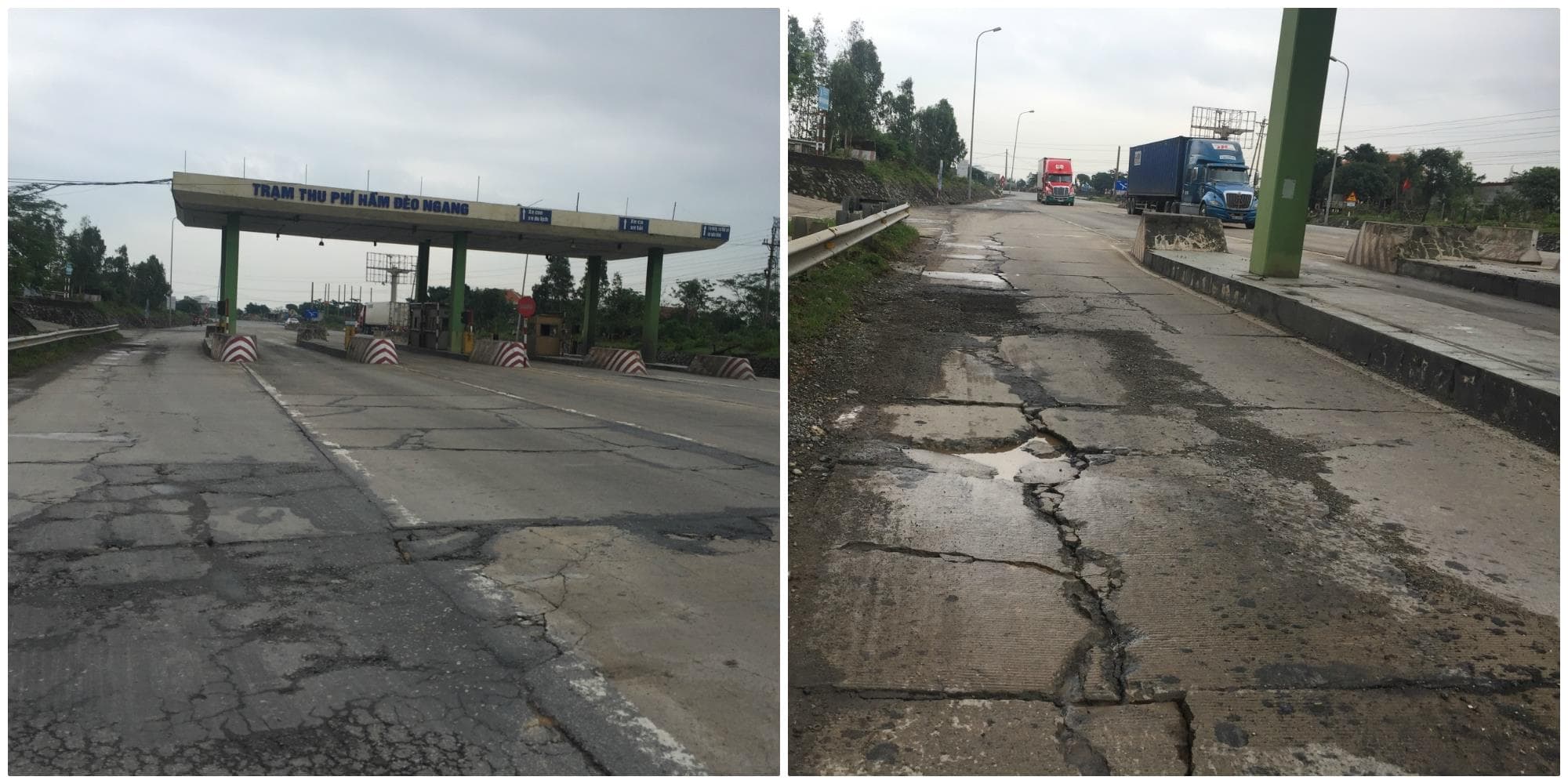 Trạm thu phí Đèo Ngang vẫn chưa được tháo dỡ