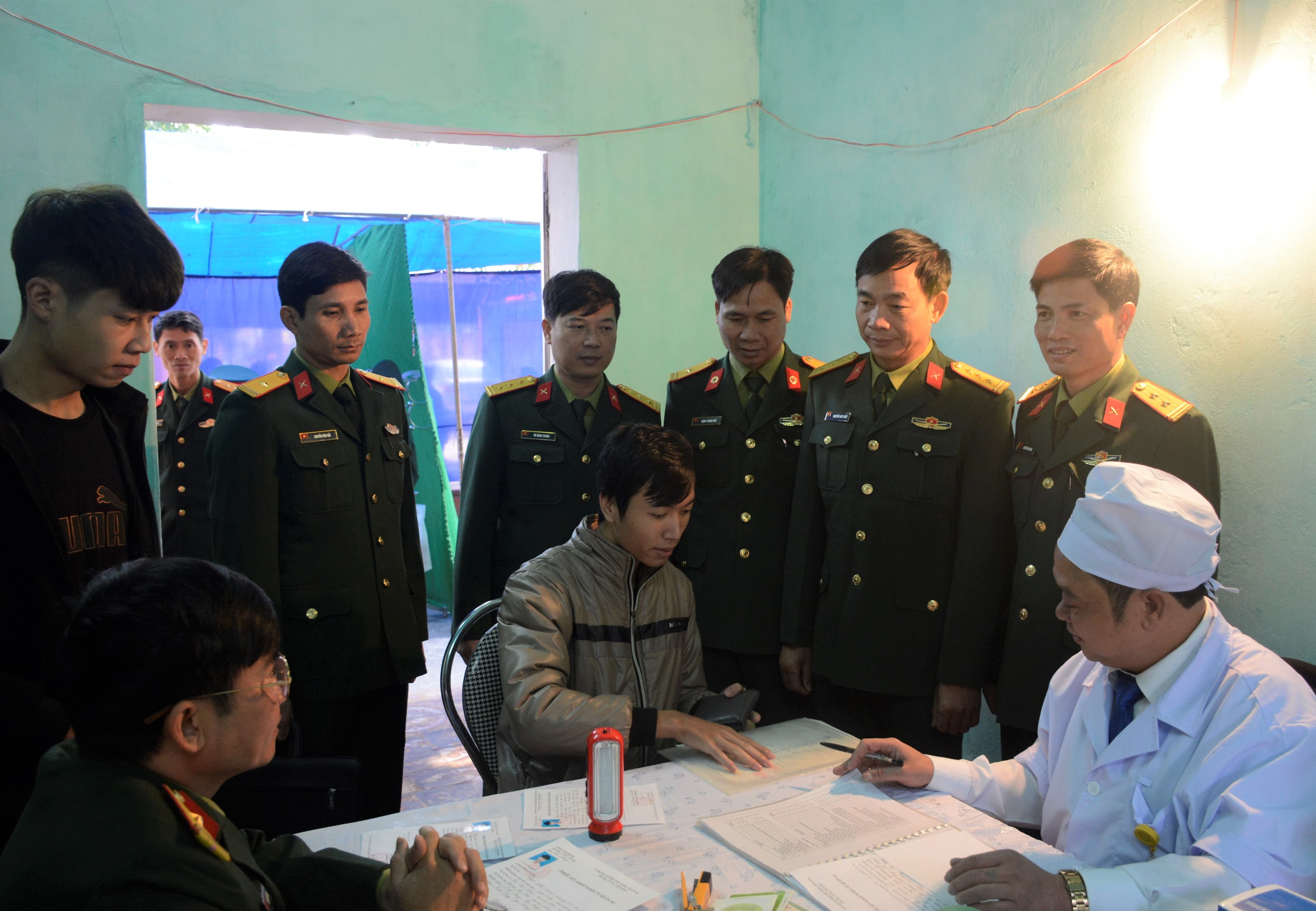 Huyện Bình Giang (Hải Dương) khám tuyển nghĩa vụ quân sự năm 2020
