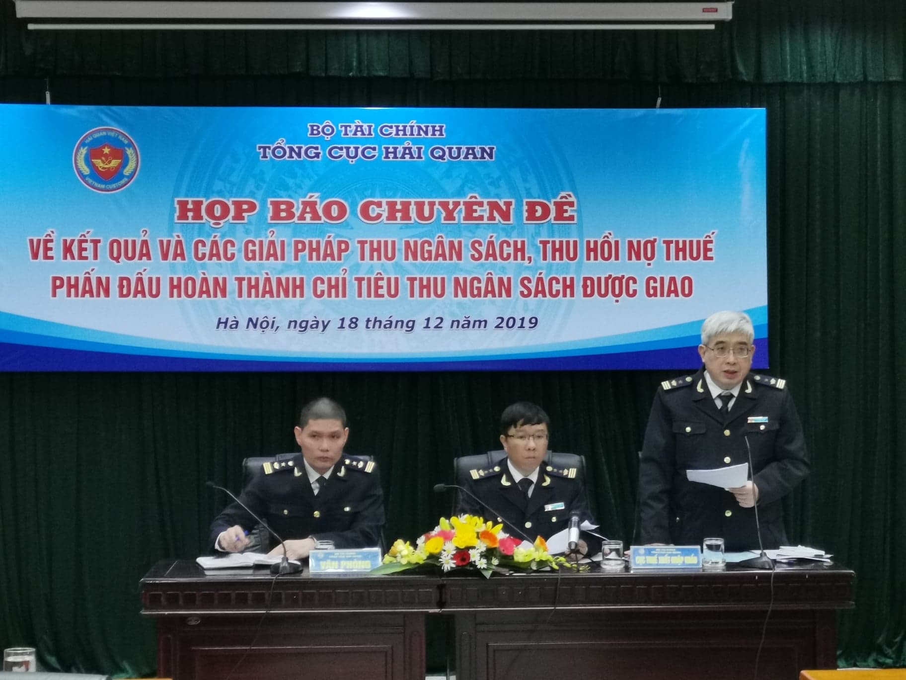 Tổng số thu thuế của ngành Hải quan tăng so với cùng kỳ năm 2018