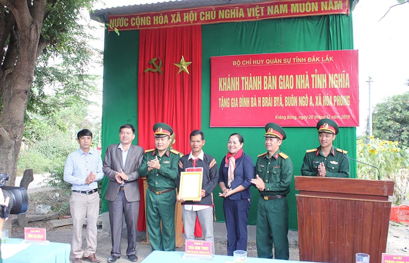 Đắk Lắk trao nhà tình nghĩa tặng đối tượng chính sách