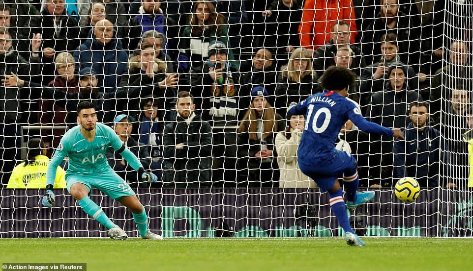 Tottenham thua Chelsea trên sân nhà