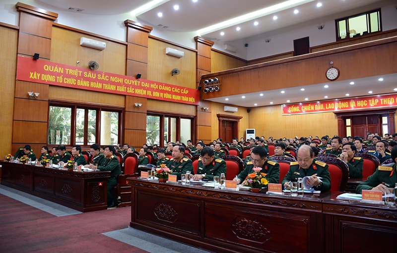 Binh chủng Hóa học tổ chức Hội nghị công tác phòng hóa và tập huấn cán bộ hóa học toàn quân