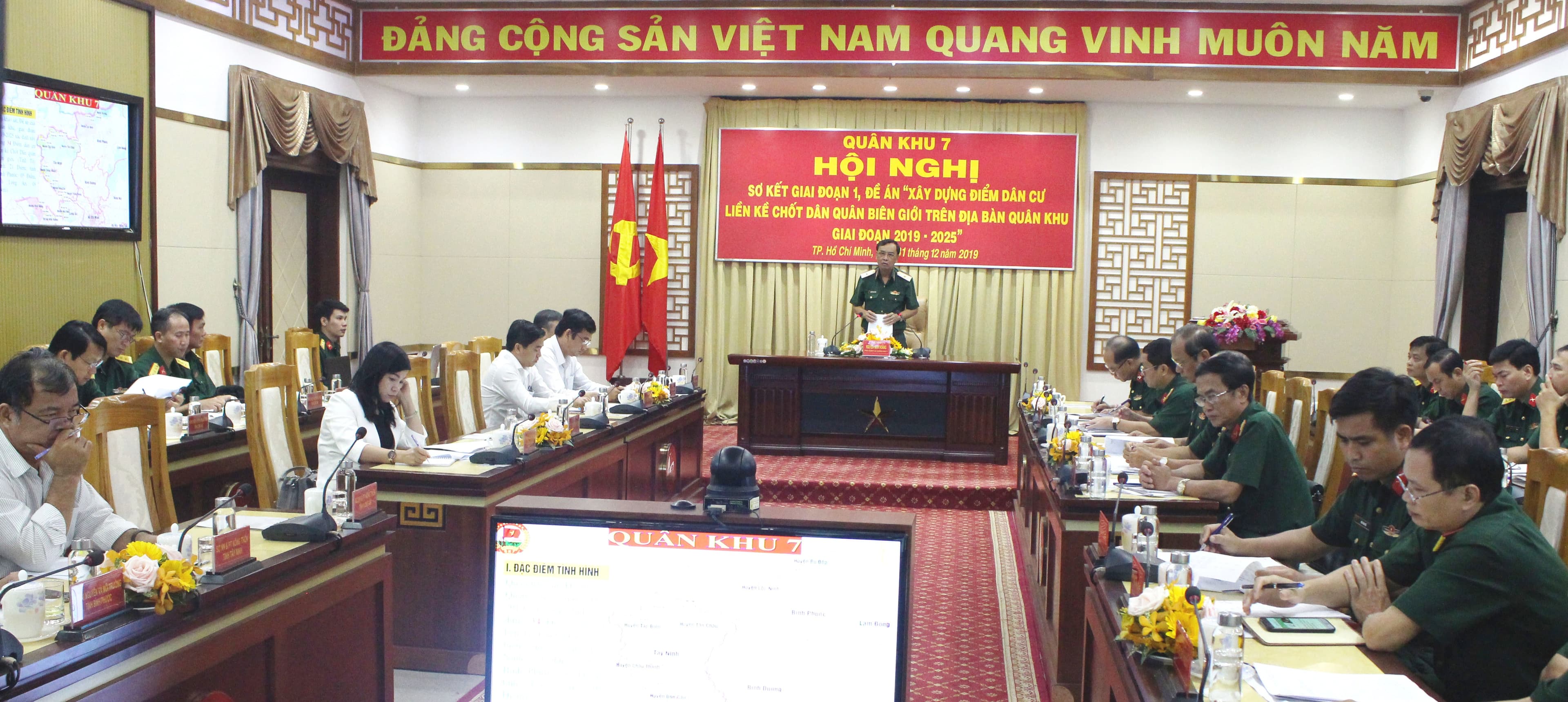 Quân khu 7: Sơ kết giai đoạn 1 đề án “Xây dựng điểm dân cư liền kề chốt dân quân biên giới”