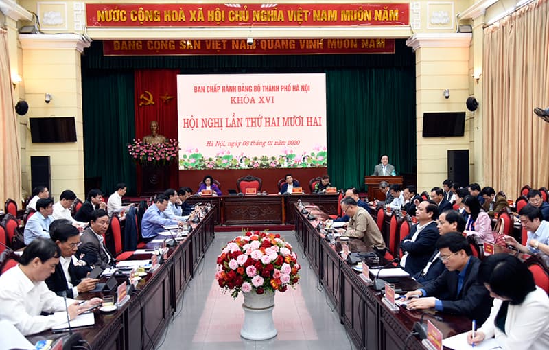 Gắn việc chuẩn bị Đại hội XVII Đảng bộ TP Hà Nội với công tác triển khai Đề án chính quyền đô thị
