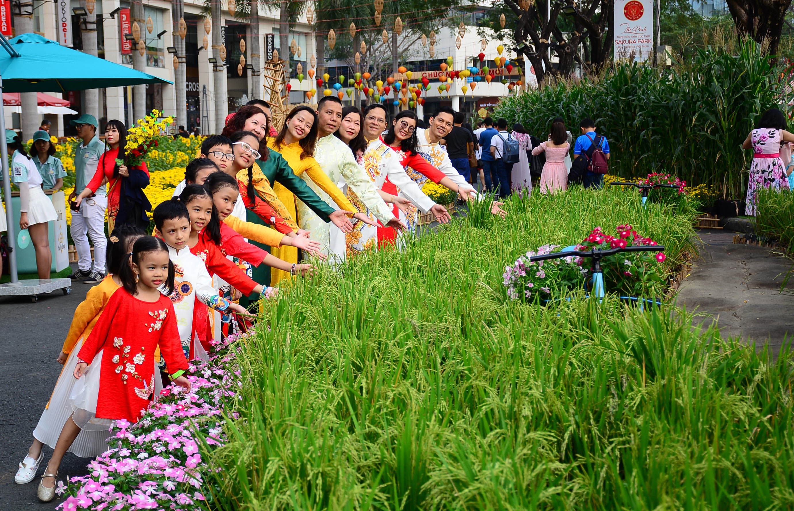Khai mạc Hội hoa xuân Phú Mỹ Hưng “Rước lộc đồng hoa”
