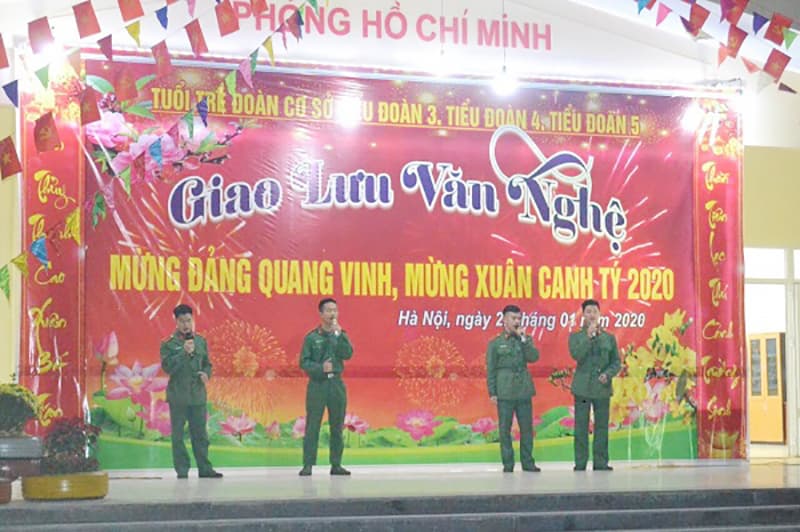 Học viện Hậu cần tổ chức giao lưu văn nghệ “Mừng Đảng quang vinh, mừng Xuân Canh Tý 2020”