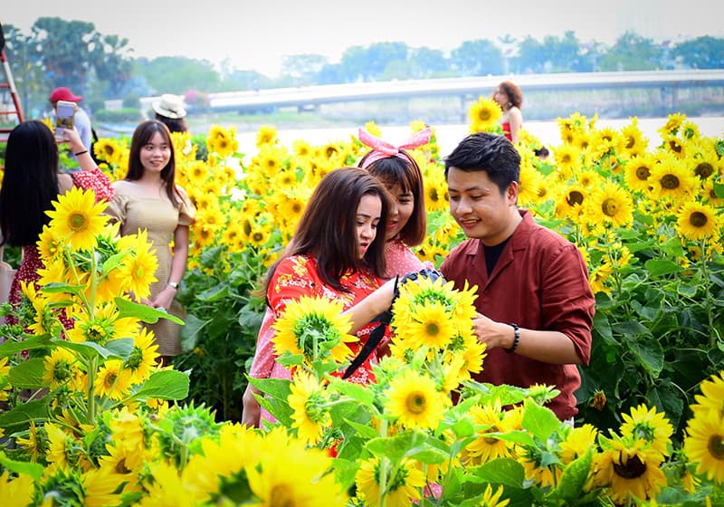 Nhiều lễ hội và đường hoa phục vụ khách du Xuân