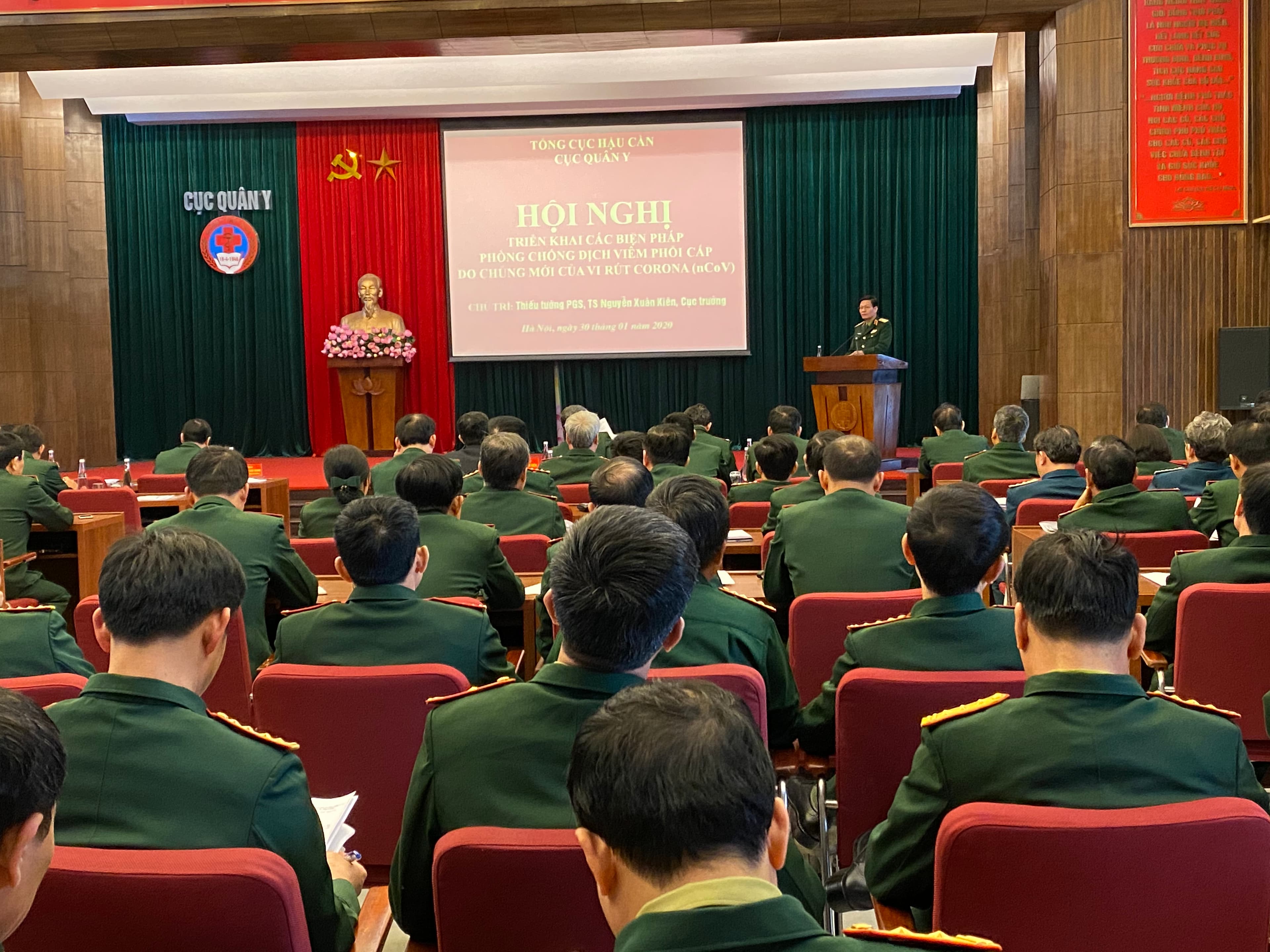 Quân đội triển khai các biện pháp phòng, chống dịch viêm phổi cấp do chủng mới của vi-rút corona