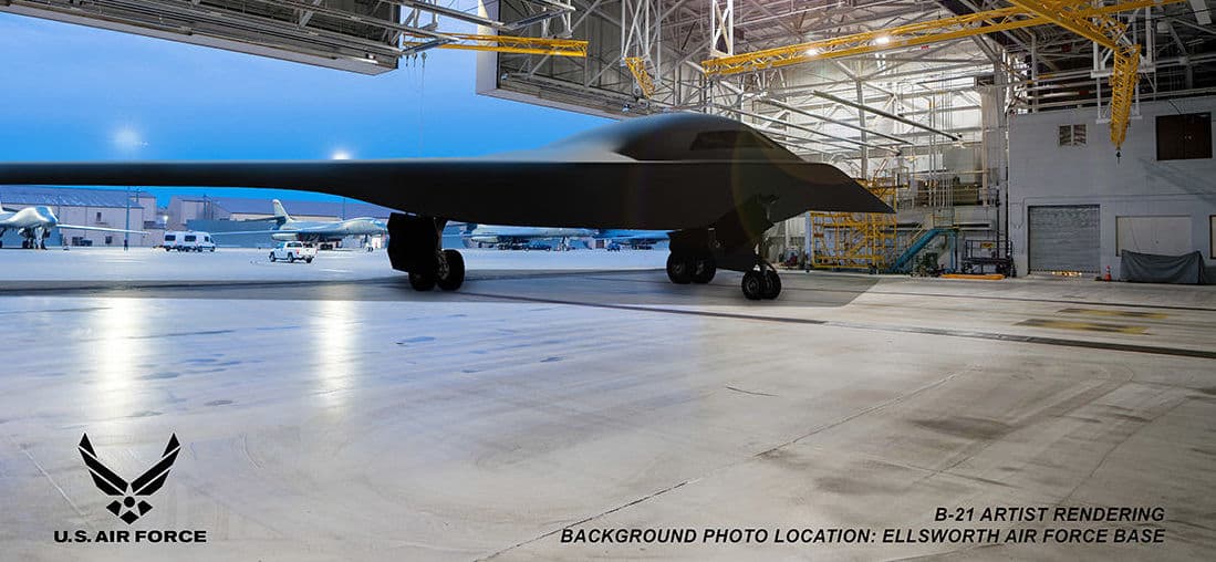 Xuất hiện hình ảnh mới nhất của máy bay ném bom tàng hình B-21 Raider