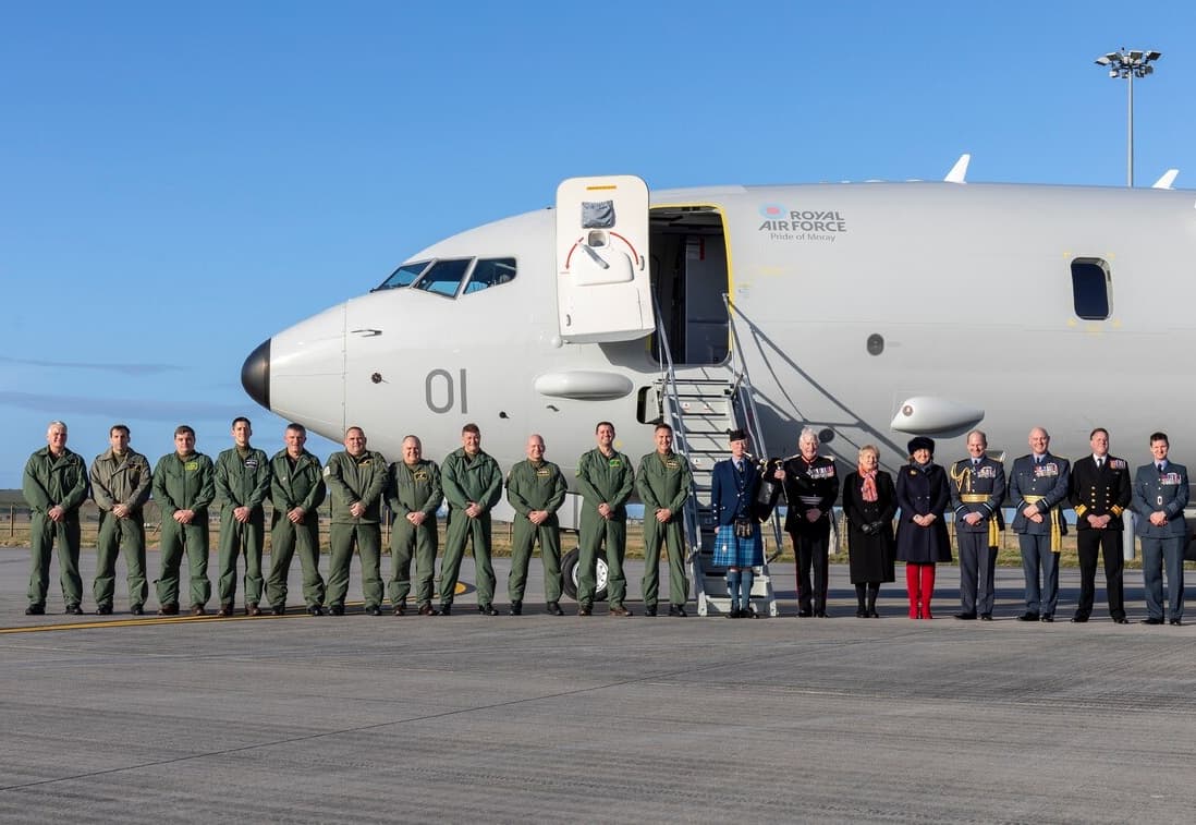 Máy bay P-8A Poseidon đầu tiên được trang bị cho Không quân Hoàng gia Anh