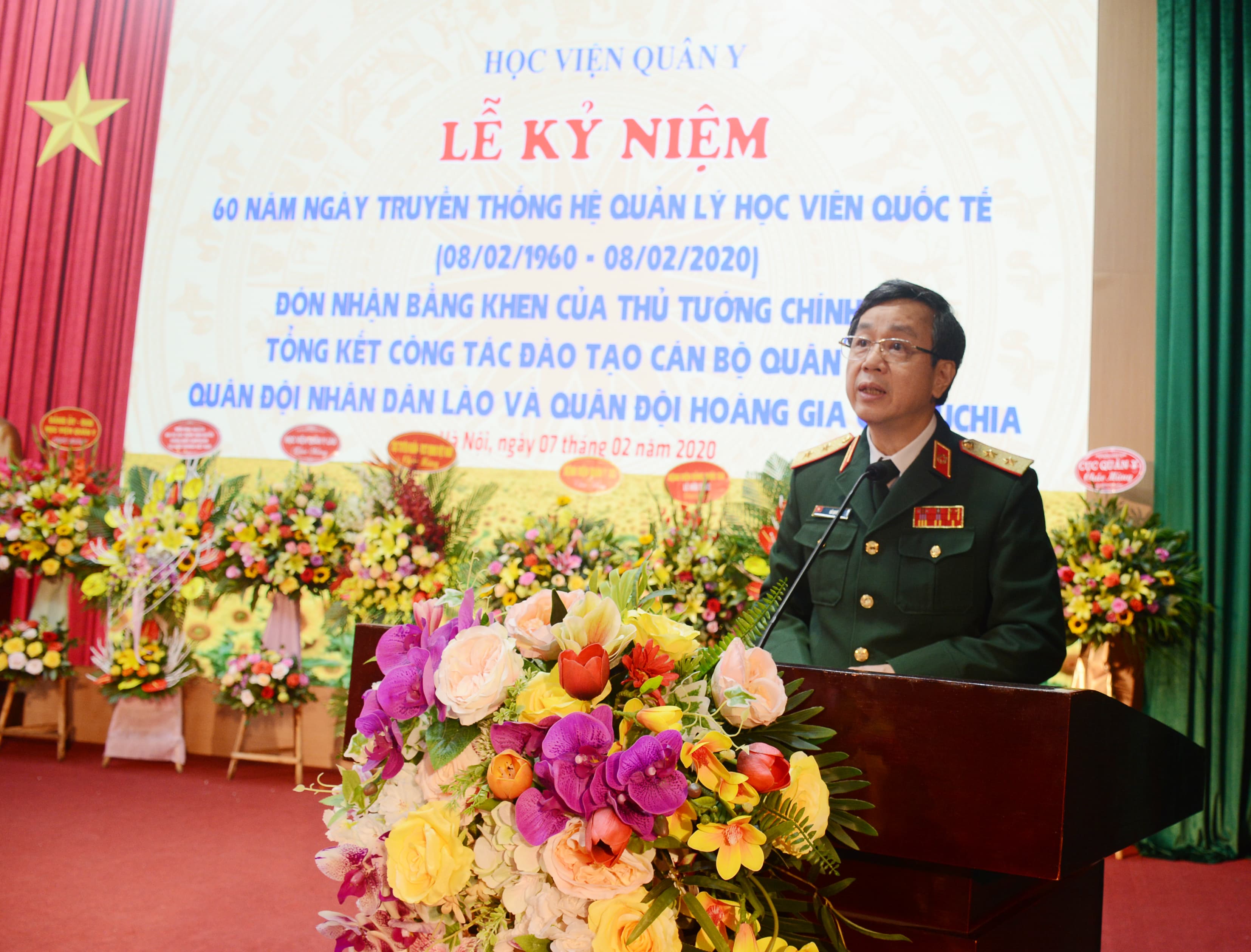 Hệ Quản lý học viên quốc tế, Học viện Quân y kỷ niệm 60 năm ngày truyền thống