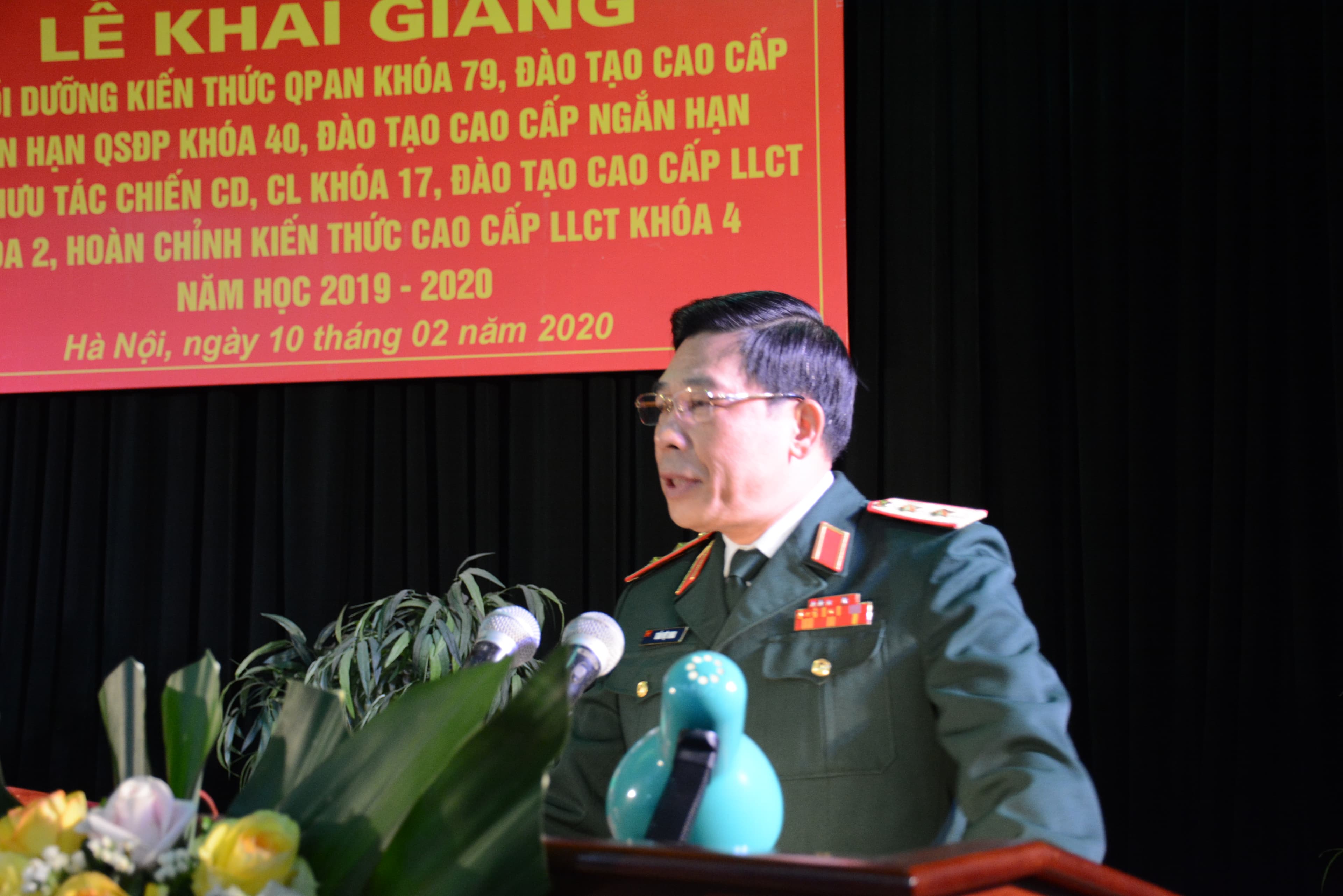 Học viện Quốc phòng khai giảng các lớp đào tạo