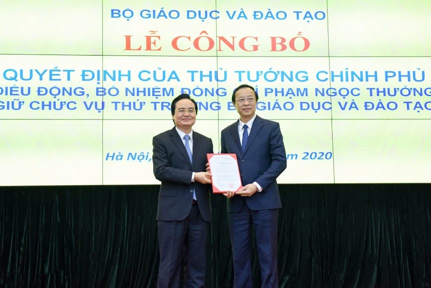 Đồng chí Phạm Ngọc Thưởng giữ chức Thứ trưởng Bộ Giáo dục và Đào tạo