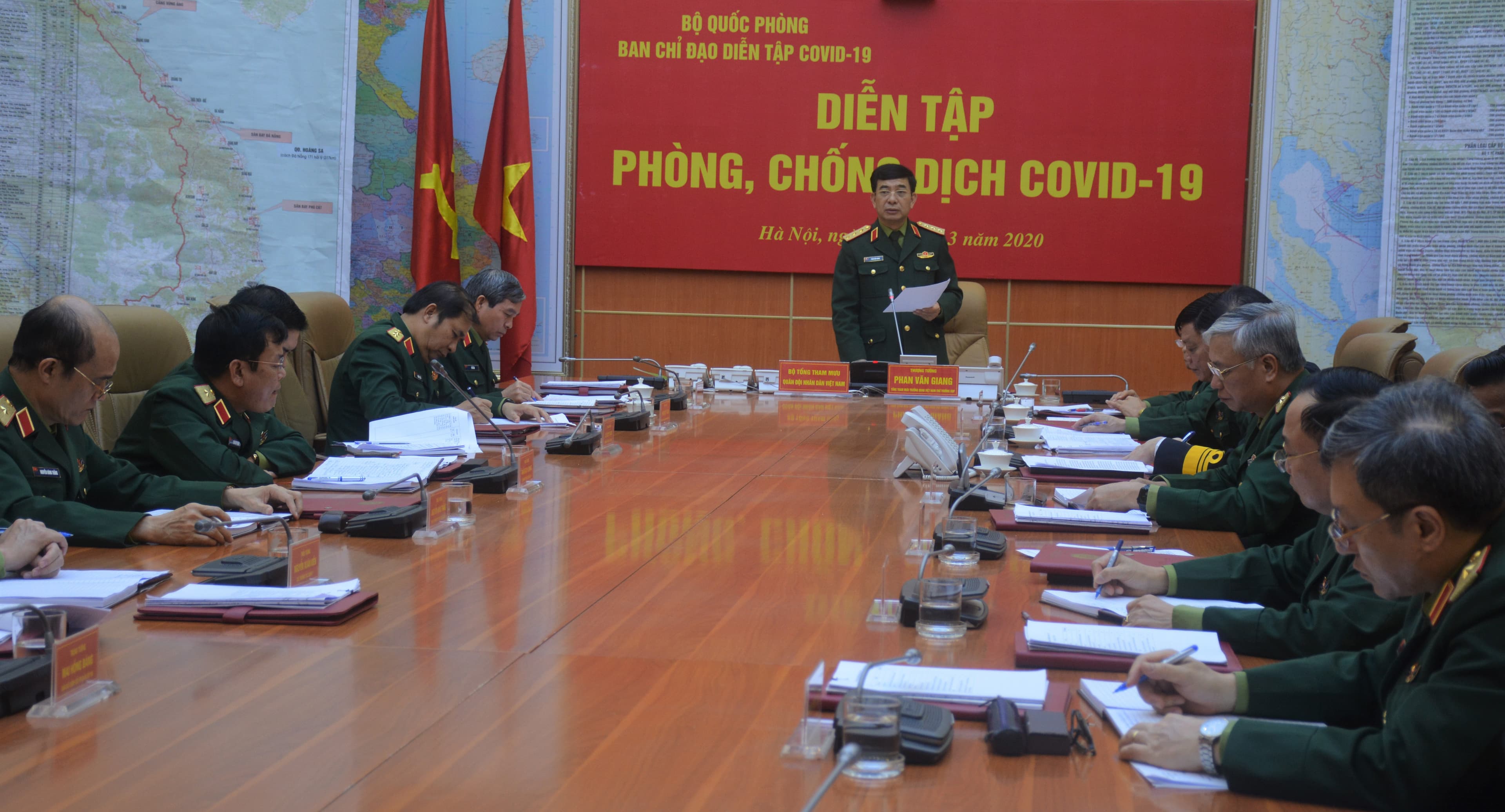 Bộ Quốc phòng tổng duyệt Diễn tập Covid-19